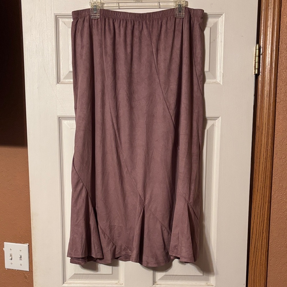 Chic Plum A-Line Women's Skirt